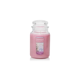 LARGE JAR CANDLE SNOWFLKE KISSES