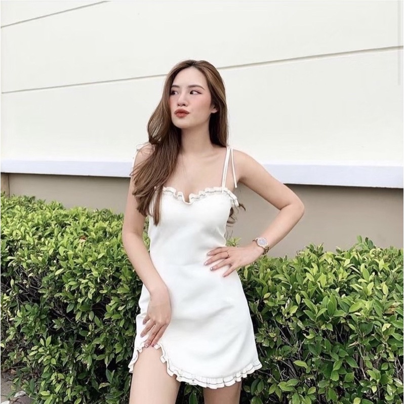 เดรสสีครีม แบรนด์chananya_official size M