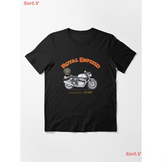 รถจักรยานยนต์ The Royal Enfield Continental GT 650 Essential T-Shirt เสื้อยืดพิมพ์ลาย เสื้อยืดคู่รัก