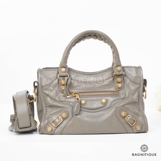 BALENCIAGA MINI CITY IN GREY GH