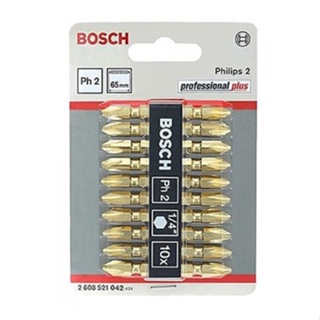 ดอกไขควง BOSCH รุ่น 2608521039/2608521042/2608522405 ขนาด 2-65 มม.PH2x65mm พร้อมส่งโดยตัวแทนจำหน่าย