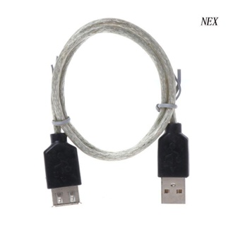 Nex ขายดี สายเคเบิลต่อขยาย USB 2.0 A-A ตัวผู้ เป็นตัวเมีย คุณภาพดี