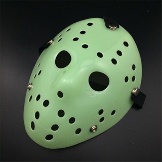 หน้ากาก Mask Friday The 13th วันศุกร์ที่ 13 Jason Voorhees เจสัน วอร์ฮีส์ สีเขียวเรืองแสง สุดโหด สยองขวัญ Horror