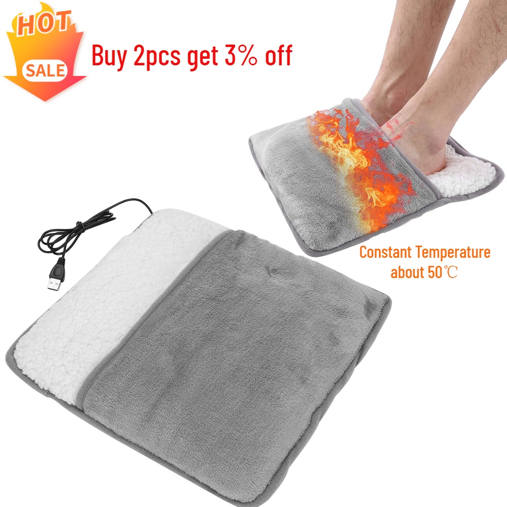 Foot Warmer Electric Feet Heater Usb Charging Saving Warm Foot Cover Constant Temperature