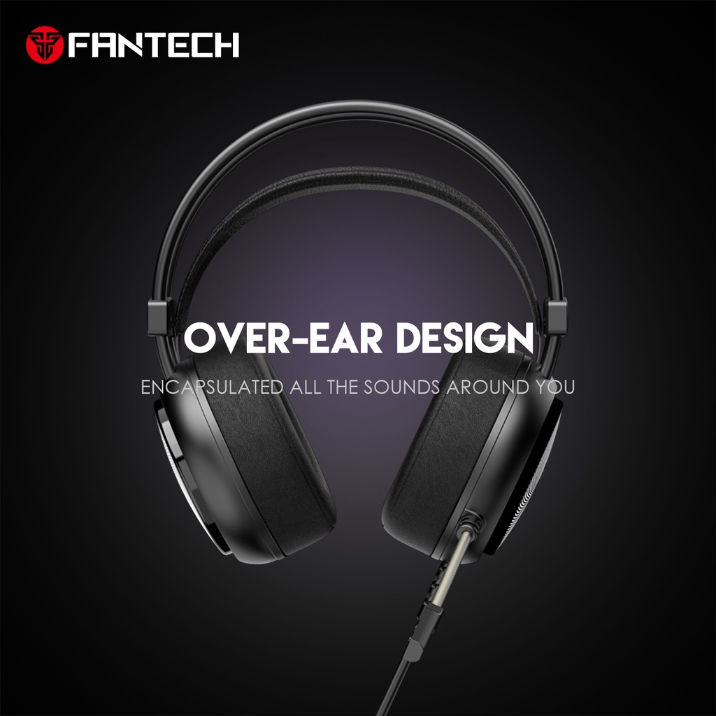 FANTECH รุ่น HG27 TWISTER Gaming Headset ระบบ 7.1 หูฟังเกมมิ่ง แฟนเทค หูฟัง gaming มีไมโครโฟน ไฟ RGB รอบหูฟัง  สำหรับเกม