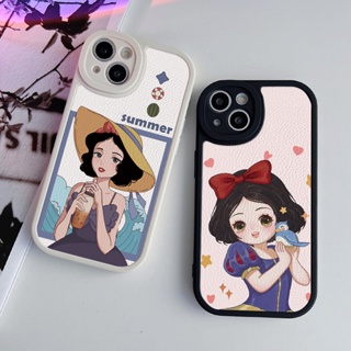 เคสโทรศัพท์มือถือ TPU กันรอยเลนส์กล้อง ลายสโนว์ไวท์ สําหรับ OPPO A77 A96 A76 A94 A15s A53 A52 A92 A12 A7 A5s A5 A9 2020 A31 A3s F9 Reno 2F 7Z 8Z 6 5 8 Pro 5G | Xmd184