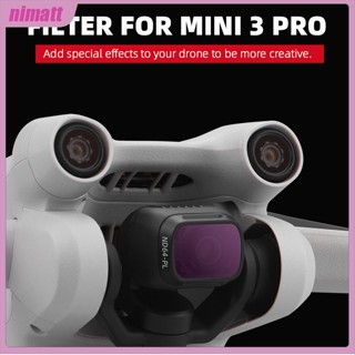 Ni ฟิลเตอร์เลนส์กล้อง Uv Cpl Nd8pl Nd16pl Nd32pl Nd64pl สําหรับโดรน Dji Mini 3pro