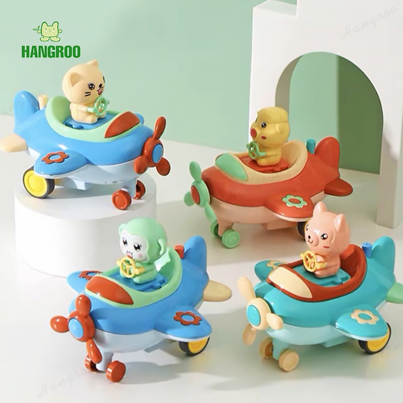 HANGROO HC-123A เครื่องบินของเล่น ของเล่นเด็ก เครื่องบินไขลาน รถของเล่น รถเด็กเล่น (คละสี)
