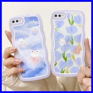 เคส OPPO A3S เคส OPPO A12E เคส oppoa3s ใส ลายคลื่น รวมทุกอย่าง เลนส์ ซิลิโคนเหลว เคสป้องกัน น่ารัก กันตก