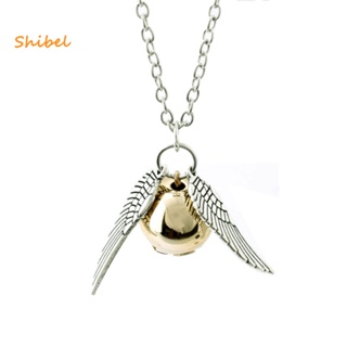 HOT_ เครื่องประดับสำหรับผู้ชายและผู้หญิง Harry Potter The Deathly Hallows Gold Snitch