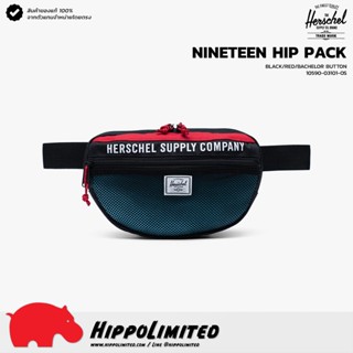 กระเป๋า ⌇ Herschel ⌇ รุ่น Nineteen Athletics ⌇ สี Black/Red/Bachelor Button ⌇ สินค้าของแท้ 100% จากตัวแทนจำหน่ายโดยตรง