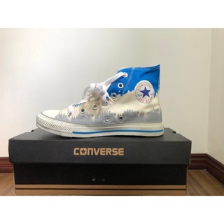 รองเท้า Converse all star รุ่น Converse96: 11-110FP MBG สีฟ้า/เทา งานแท้100% โปรโมชั่นลดราคา 40%