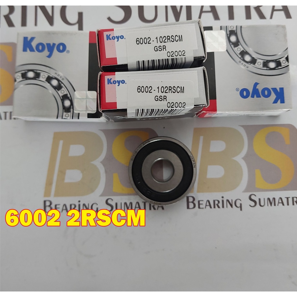 KOYO แบริ่ง 6002 102RSCM แบริ่ง Laher 60022rs