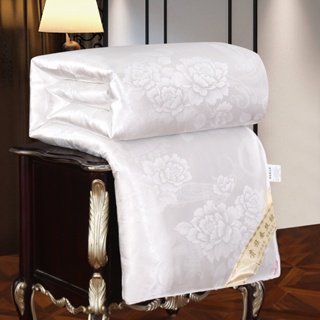 ไส้ใยไหม นุ่ม เย็นห่มสบาย ผ้าห่มผ้าแพร 7ฟุต (200*230ซม.) Silk Duvet