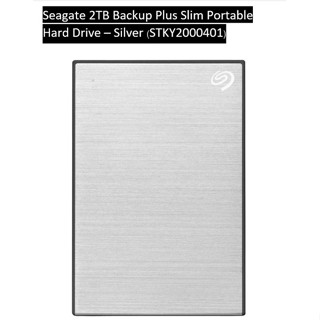 Seagate HDD Ext One Touch with Password 2TB Silver (STKY2000401)(รับประกัน3ปี)