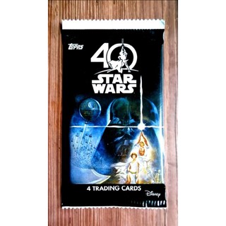 (Sealed Pack) ซองสุ่มการ์ด สตาร์ วอร์ ฉลองครบรอบ 40 ปี (STAR WARS : 40th ANNIVERSARY CARD)