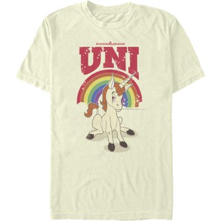 Uni Rainbow Pose Dungeons &amp; Dragons T-Shirt เสื้อเชิ้ต เสื้อเชิ้ต เสื้อผู้ชายเท่ เสื้อยืดสวยๆ