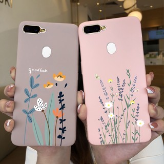 เคสโทรศัพท์มือถือ TPU แบบนิ่ม ลายดอกเดซี่ สําหรับ Oppo A5S AX5s A7 AX7 A7N A12 A12S