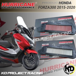 กรองอากาศ Hurricane แบบสแตนเลส/ผ้า Forza 300 / 2018-20