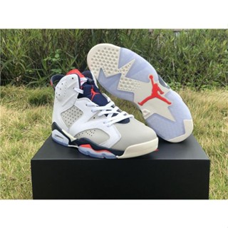 ™₪Air Jordan 6 Tinker เต้าเสียบอินฟราเรด สีเทา 23 เป็นกลาง JDDS