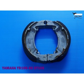 YAMAHA YB100-80  Y80-50 RX100  RS10D V50-80-90  RD50  DT100 BRAKE SHOE DRUM BRAKE SET PAIR  //  ผ้าเบรก ดรัมเบรก