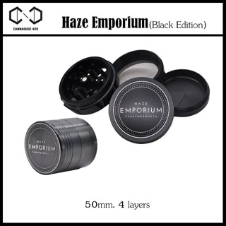 ที่บด Haze Emporium เครื่องบดสมุนไพร Haze 50 mm. Emporium Grinder สี ดำ / เขียว