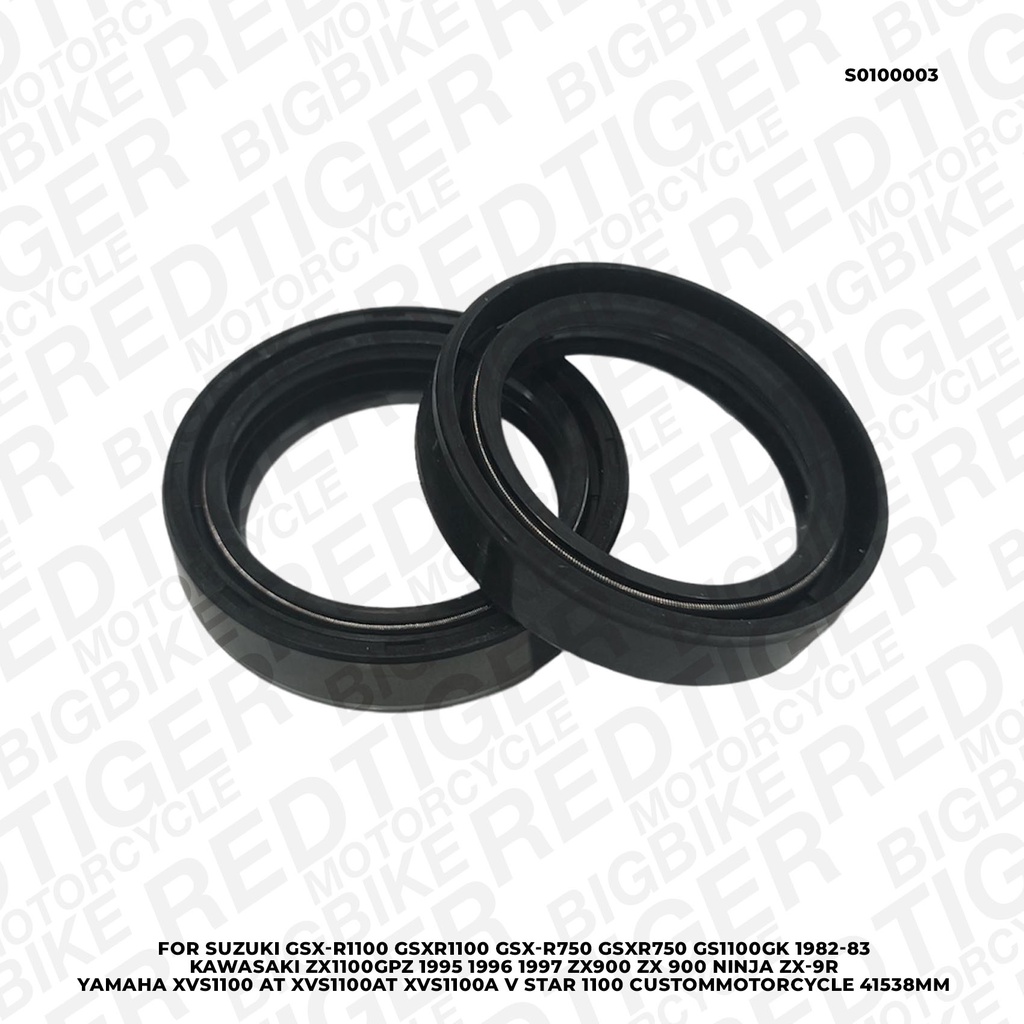 ซีลโช๊คหน้า S0100003 Kawasaki ZX1100GPZ 1995 1996 1997 ZX900 ZX 900 Ninja ZX-9R XVS1100 (ขายเป็นคู่)