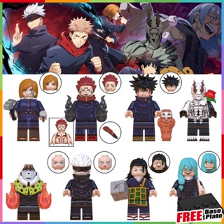 【New】Jujutsu Kaisen Minifigures Kugisaki Nobara Geto Suguru Mahito Itadori Yuji Toys Gifts Mini Figures WM6139