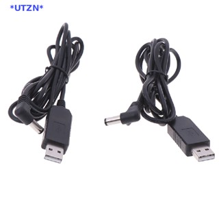 Utzn&gt; ใหม่ แจ็คเชื่อมต่อสายเคเบิล USB dc 5v เป็น dc 9v 12v 2.1x5.5 มม.