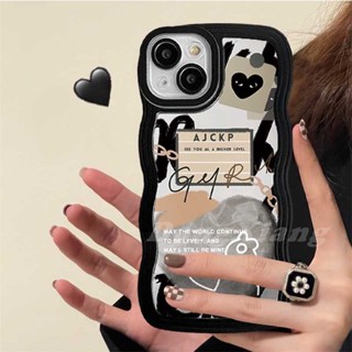 เคสโทรศัพท์มือถือ TPU ขอบคลื่น ลายหัวใจ สําหรับ OPPO A57 2022 A15 A16 A16K A54 A53 A12 A5S A7 A3S A11k A31 A52 A92 A94 A93 A37 F9 A1K A76 DGX