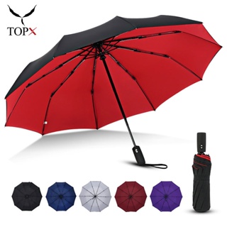 Double Layer Resistant Umbrella 10K Strong Windproof Automatic Rain Women Luxury Business Male Large Umbrellas Gift Para