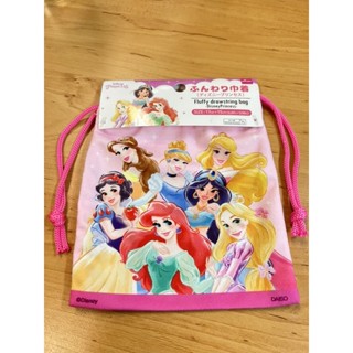 พร้อมส่ง ถุงผ้าหูรูดลาย Disney Princess ลิขสิทธิ์แท้จากญี่ปุ่น🇯🇵