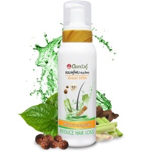 $$Twin Lotus Herbal Shampoo ดอกบัวคู่ แชมพู แชมพูสมุนไพร แก้ผมร่วงแบบวิฟโฟม