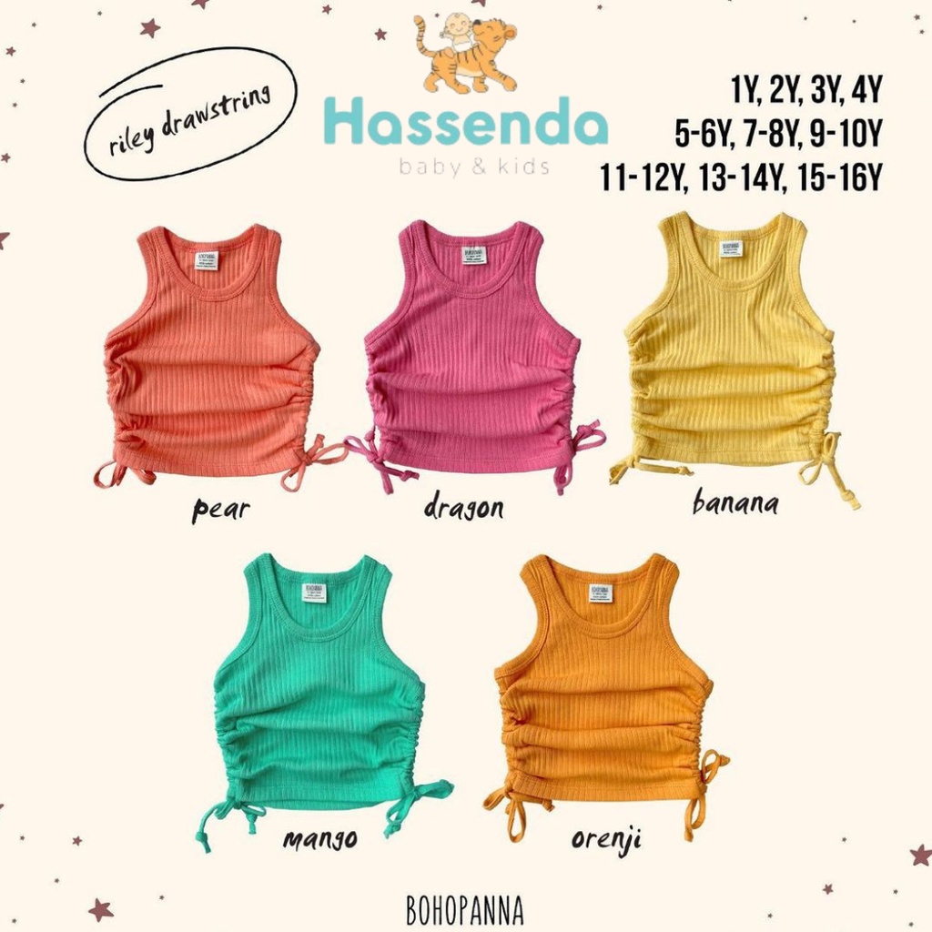 Bohopanna Riley Drawstring Top / เสื้อยืดเด็ก