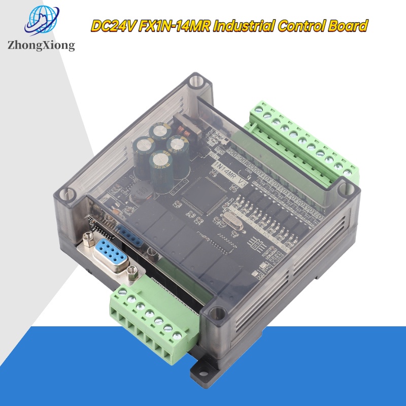 DC24V FX1N-14MR Industrial Control Board PLC Programmable Logic Controller Relay Output