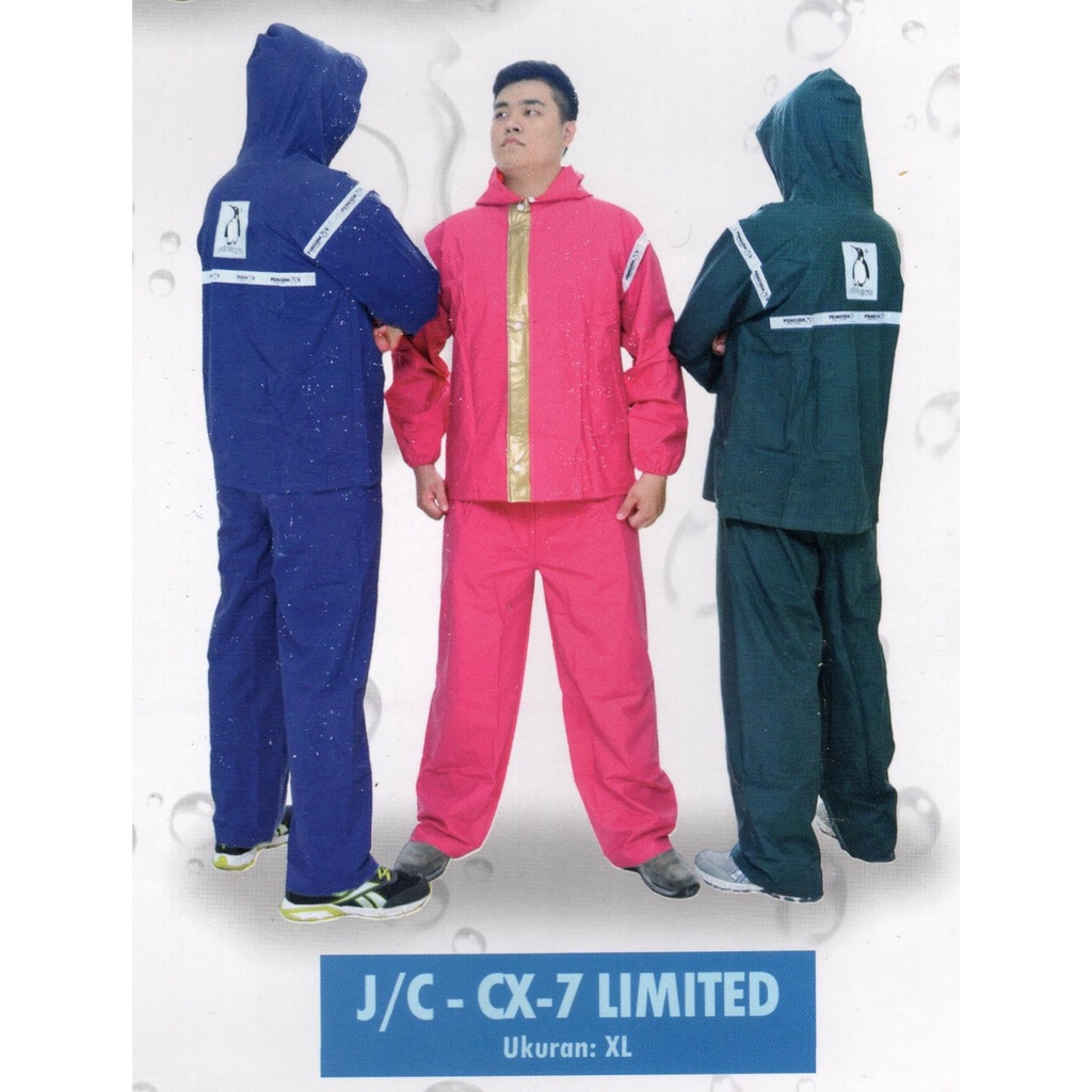 Size XL เสื้อกันฝน SET CX7 PENGUINS JACKET PANTS