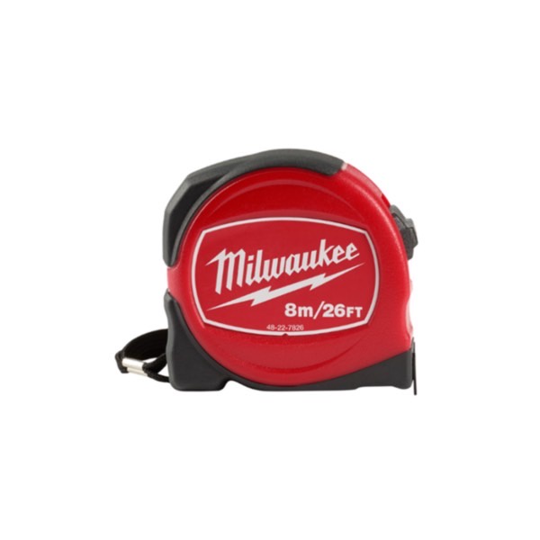 MILWAUKEE NO.48-22-7826 8m/26ft Red Tape Measure Factory Gear By Gear Garage