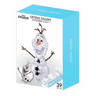 ⛄ พร้อมส่ง ⛄ จำนวนจำกัด 🌟 งาน JP SANRIO Crystal Gallery 3D Puzzle Hanayama OLAF 39 Pieces คริสตัลโอลาฟ