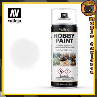 White Primer Spray paint 400ml. Vallejo Aerosol สีอะคริลิคสูตรน้ำ