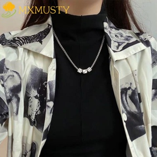 MXMUSTY Women Punk Necklaces Elegant Gifts Hiphop Night Club Twisted Chain Retro Men Necklaces