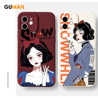 Guman เคสไอโฟน เคสซิลิโคนนุ่มกันกระแทกการ์ตูนน่ารักตลก เคสโทรศัพท์ Compatible for iPhone 14 13 12 11 Pro Max SE 2020 X XR XS 8 7 6 6S Plus พลัส XYB1007