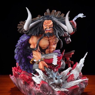 One Piece  Kaido Four Emperors Fight Scene Base PVC Action Figure 19 cm