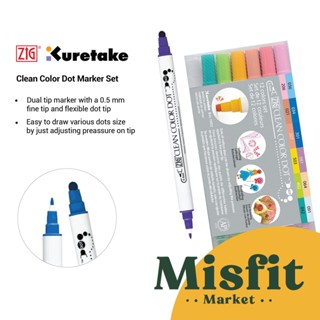 Zig Kuretake ปากกามาร์กเกอร์ สีเมทัลลิก 4-6 12 ชุด