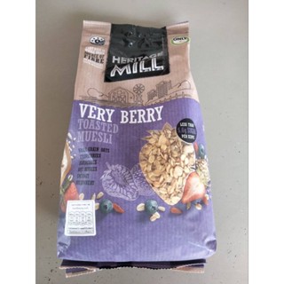 Heritage Mill Very Berry 1kg เวรี่เบอร์รี่โทสเต็ดมูสลี่ 1กิโลกรัม ราคาพิเศษ