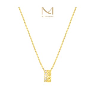 Mongkon Gold ทองคำแท้บริสุทธิ์สูง 96.5% สร้อยคอ 2 สลึง a Little Round