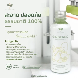 ⚡Promotion 4 ขวด⚡ GINGERLIC น้ำกระเทียม ขิง มะนาว AVC สกัดเข้มข้น น้ำสกัดสมุนไพรธรรมชาติ