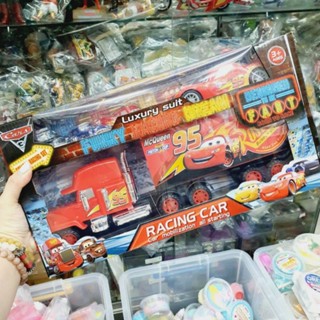 Racing แมคควีน Cars รถเหล็ก McQueen 
เซท 4 คัน มาพร้อมคันใหญ่