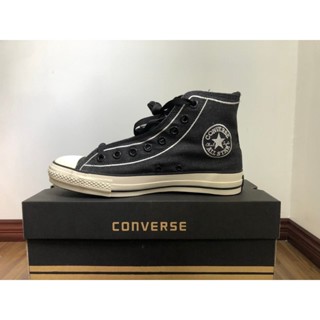 รองเท้า Converse all star รุ่น Converse100: 11-110FL MBW สีขาว/ดำ งานแท้100% โปรโมชั่นลดราคา 40%