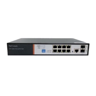 Gigabit Switching Hub 8 Port WATASHI WSC084 (10,8 POE,+2 Uplink,+1 Console) รับประกัน ออกใบกำกับภาษีได้