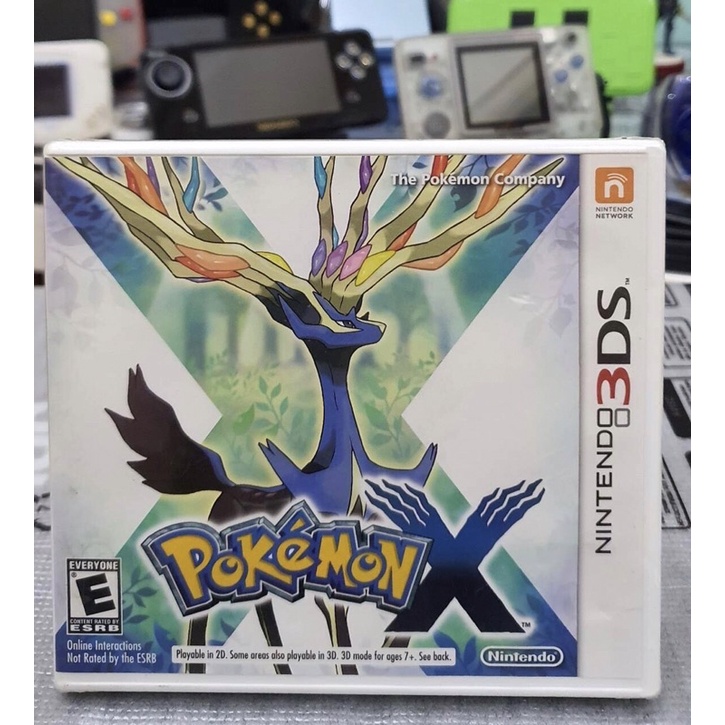 แผ่นเกมส์ 3DS pokemon x โชน us มือ 1